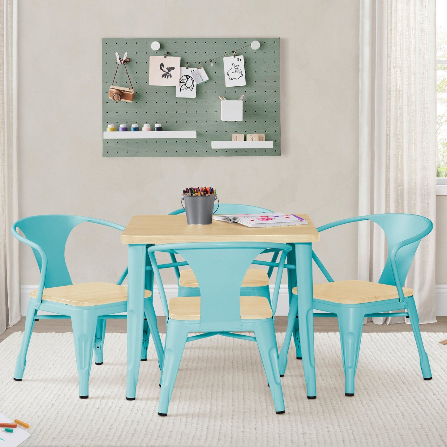 Bistro Table and 4 Chair Set