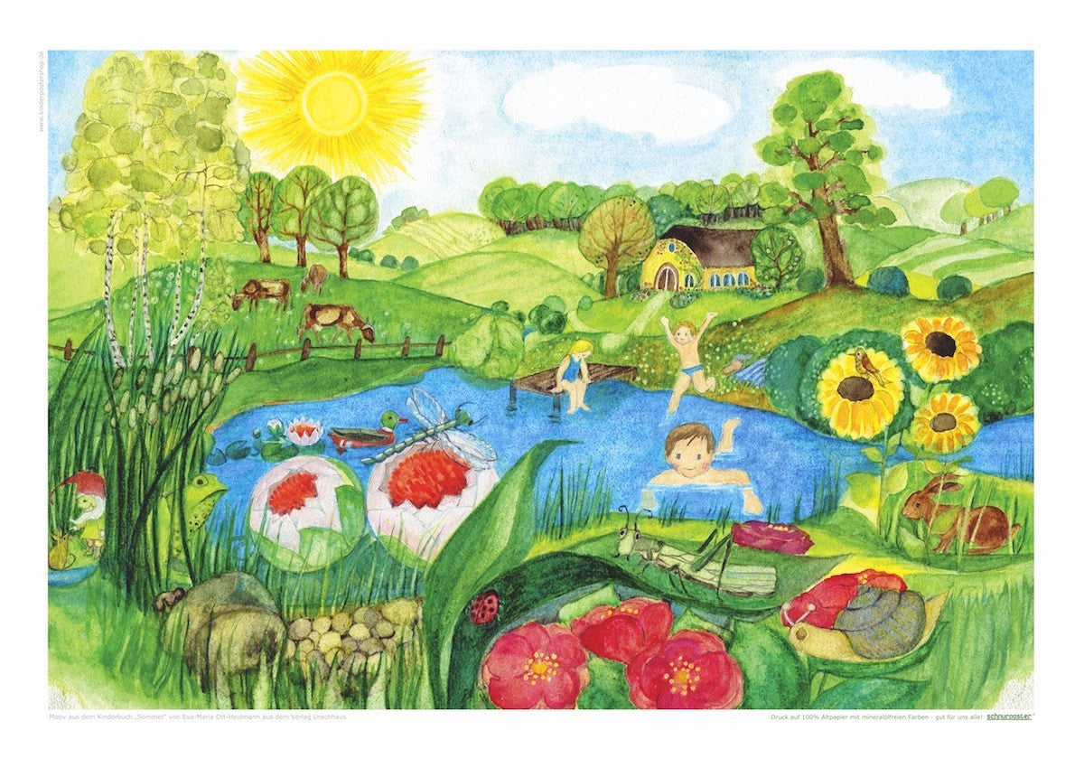 <i>Summer</i> Postcard Collection by Eva-Maria Ott-Heidmann