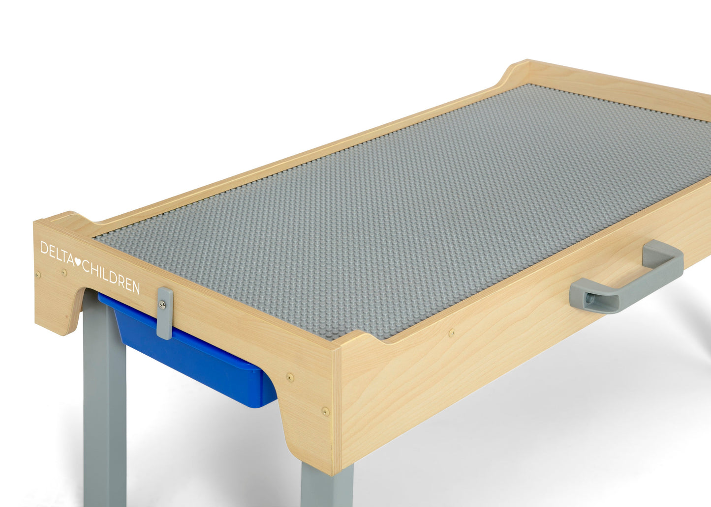 Play N Store Building Bricks Play Table with 100+ Play Bricks Included