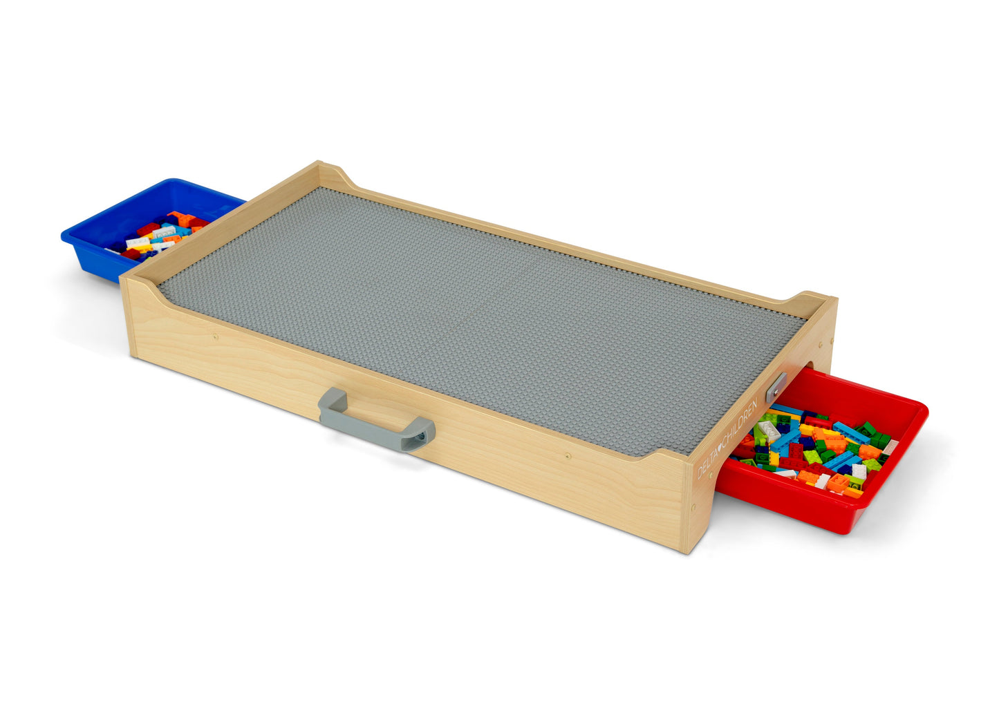 Play N Store Building Bricks Play Table with 100+ Play Bricks Included