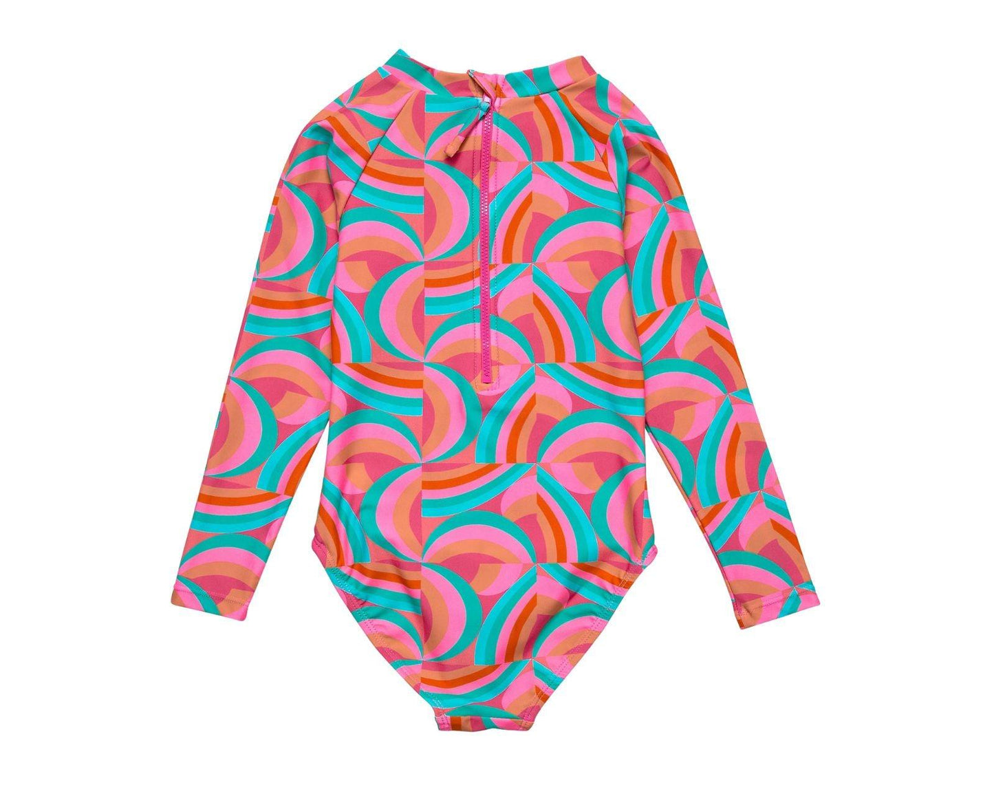 One Piece UPF 50+ Swimsuit - Geo Melon