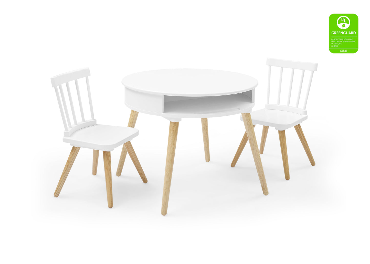 Hudson Storage Table & 2-Piece Chair Set