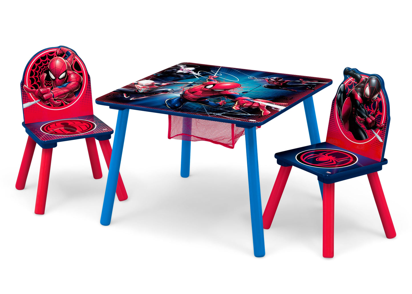 Spider-Man Table and Chair Set With Storage