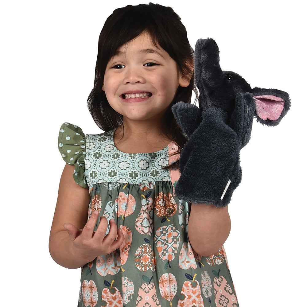 Wild Animal Plush Puppet - Elephant Plush Puppet