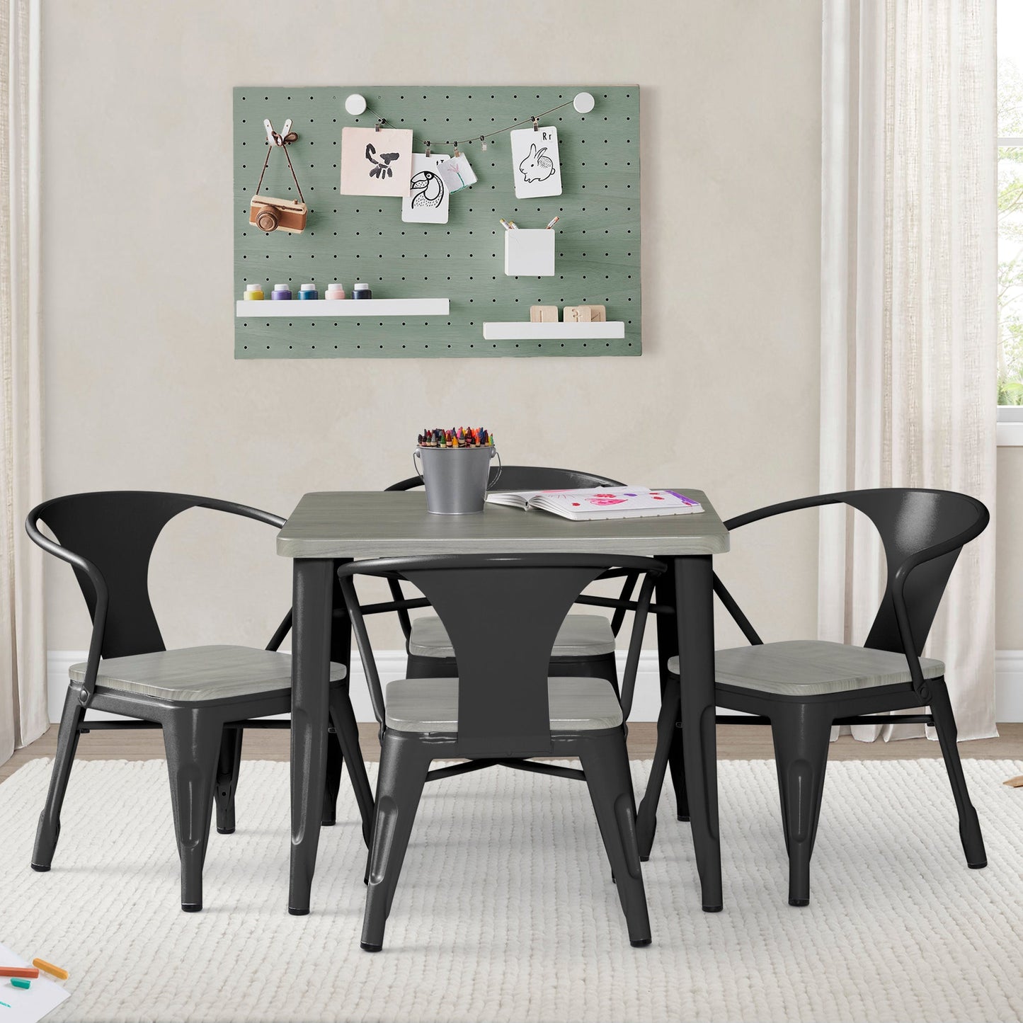 Bistro Table and 4 Chair Set