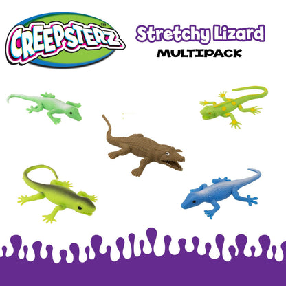 Creepsterz Stretchy Lizards Assorted Fidget Toys - 24 Pack