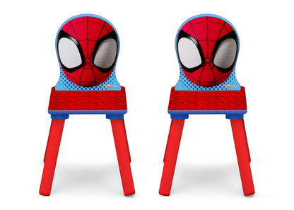 Spidey and His Amazing Friends 4-Piece Toddler Playroom Set – Includes Play Table and 6 Bin Toy Organizer