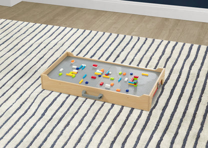 Play N Store Building Bricks Play Table with 100+ Play Bricks Included