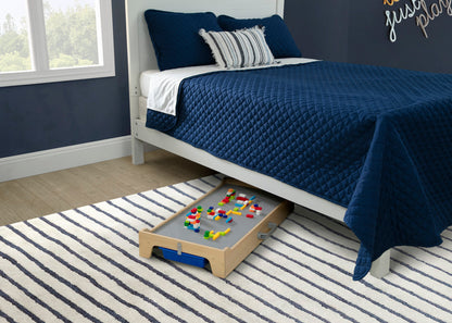 Play N Store Building Bricks Play Table with 100+ Play Bricks Included