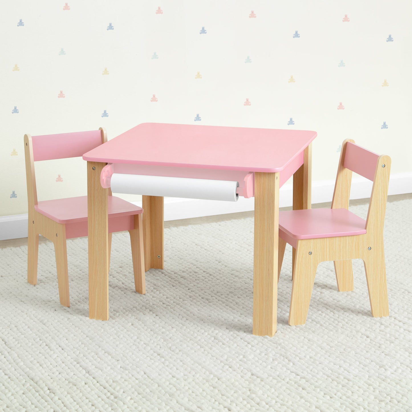 GapKids Table and 2 Chair Set with Paper Roll Holder