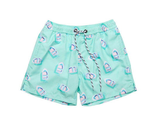UPF 50+ Swim Shorts - Boats