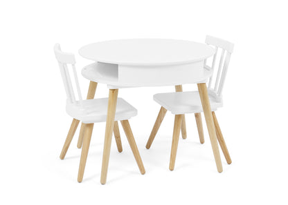 Hudson Storage Table & 2-Piece Chair Set