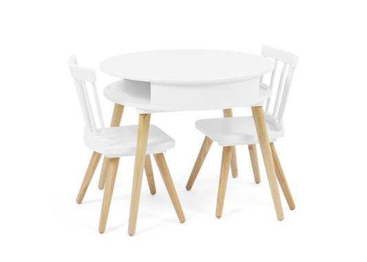 Hudson Storage Table & 2-Piece Chair Set
